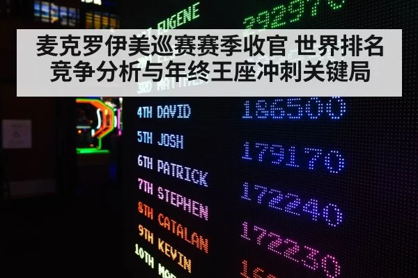 麦克罗伊美巡赛赛季收官 世界排名竞争分析与年终王座冲刺关键局